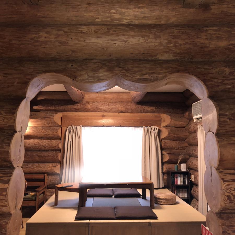 Yufuin Log House No Yado Tom Sawyer Hotel Exterior photo